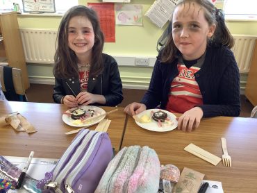 Making Halloween Spiders