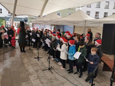 Carol Singing on The Diamond