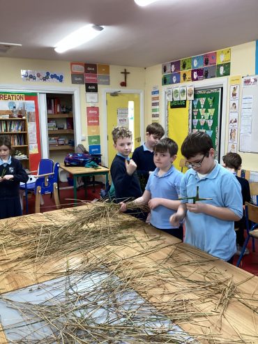 St. Brigid Cross Making