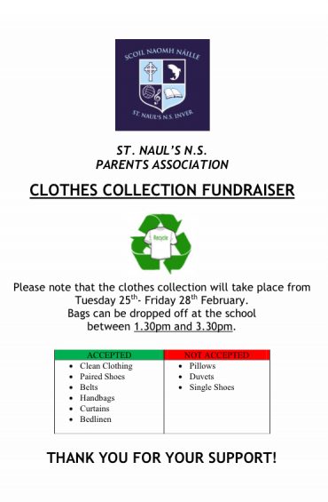 Clothes Collection Fundraiser