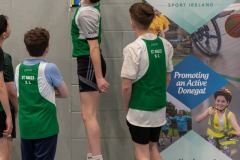 Children from small schools in Co. Donegal, Ireland taking part in the Sportshall Athletics programme which is an indoor athletics programme that specifically develops a child's running, jumping and throwing skills. It consists of Track & Field Events and promotes multi-skill development for kids from 3rd to 6th class.